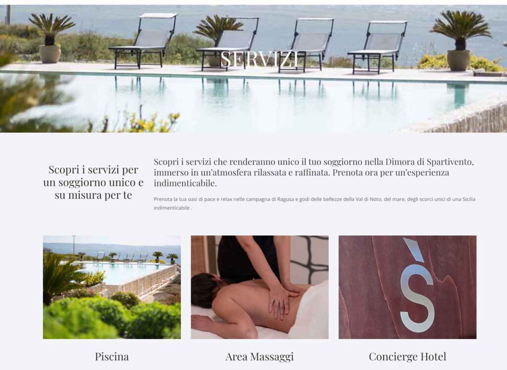 Sito Web - Dimora di Spartivento